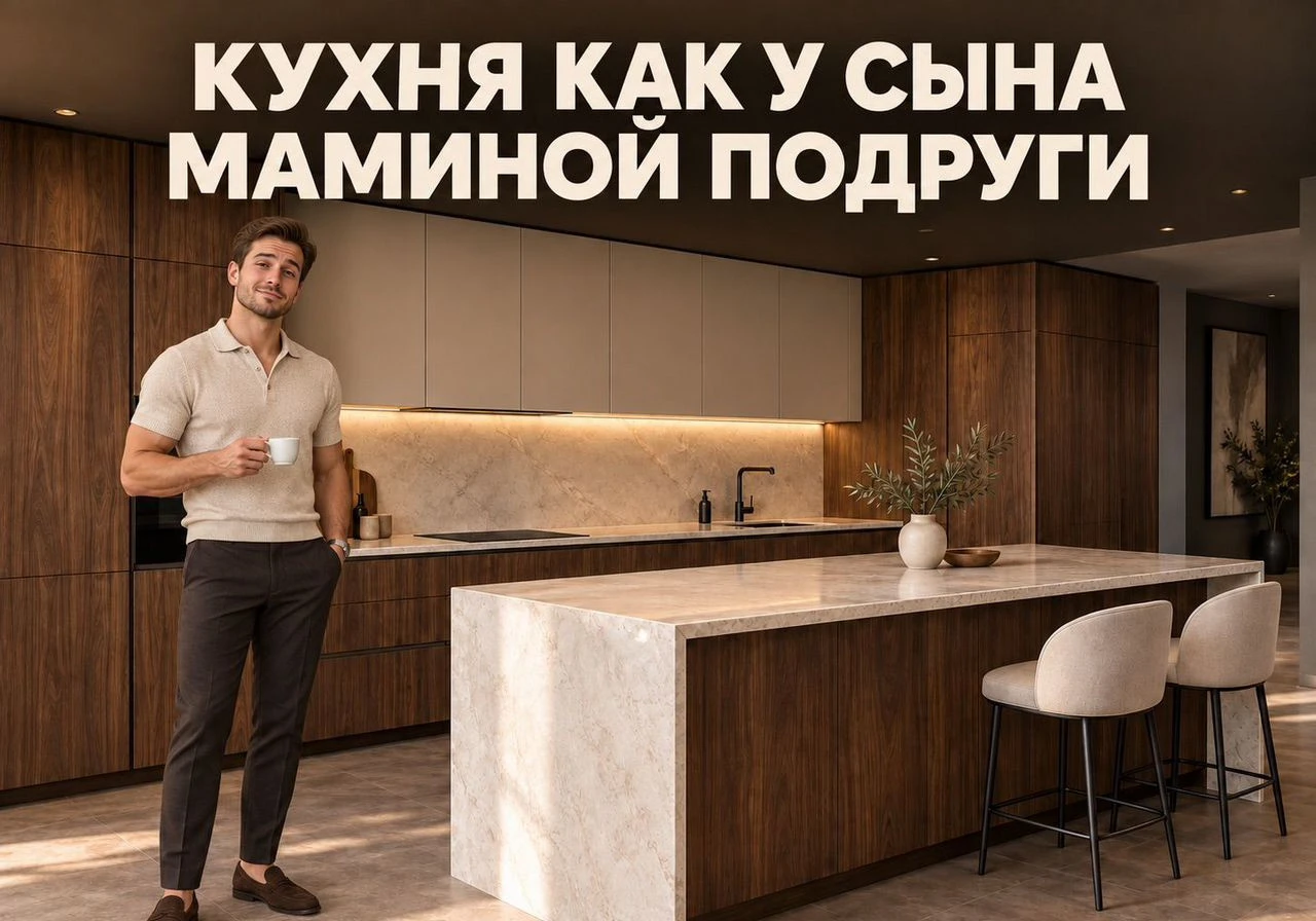Кухня как у сына маминой подруги